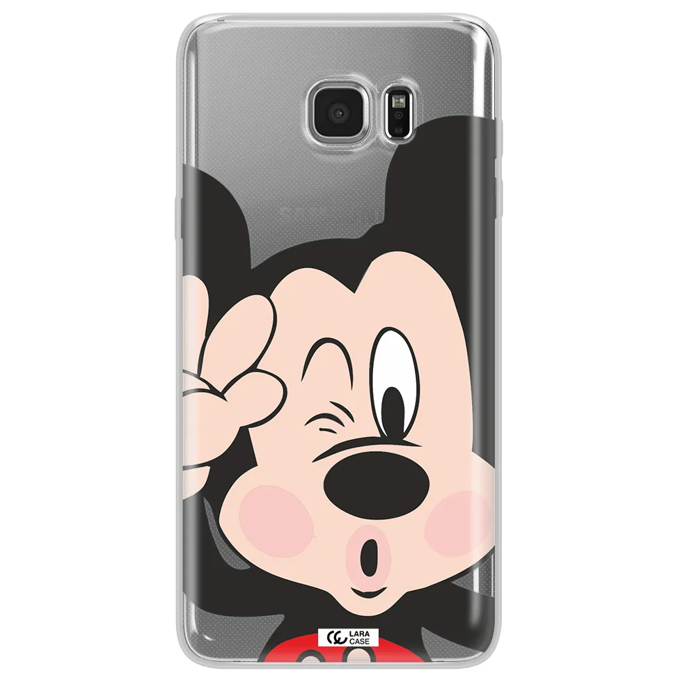 Mickey Mouse Samsung Note 5 Clear TPU Case