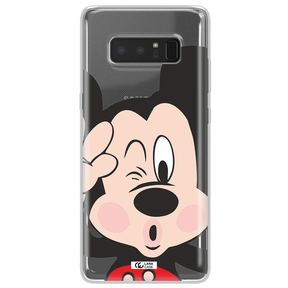 Mickey Mouse Samsung Note 8 Clear TPU Case