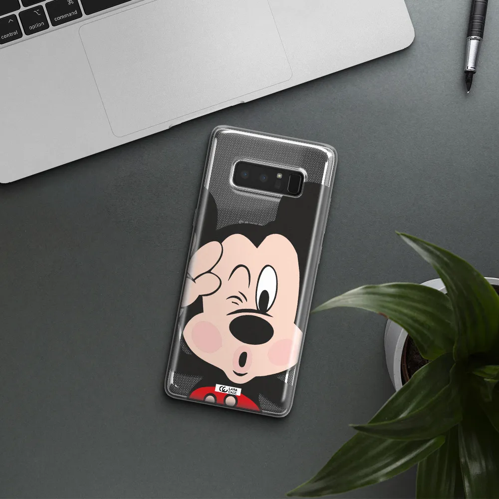 Mickey Mouse Samsung Note 8 Clear TPU Case