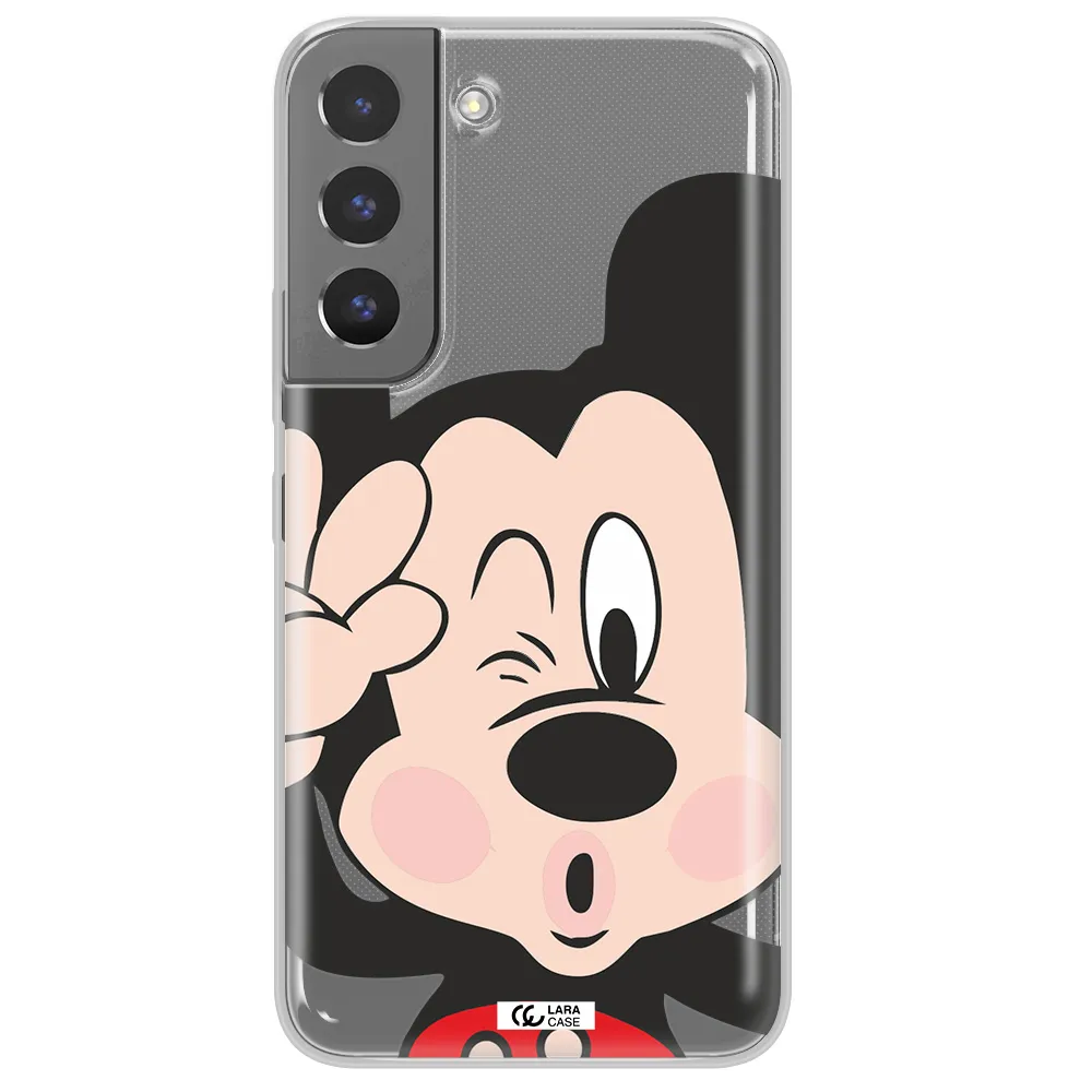 Mickey Mouse Samsung S 22 Plus Clear TPU Case