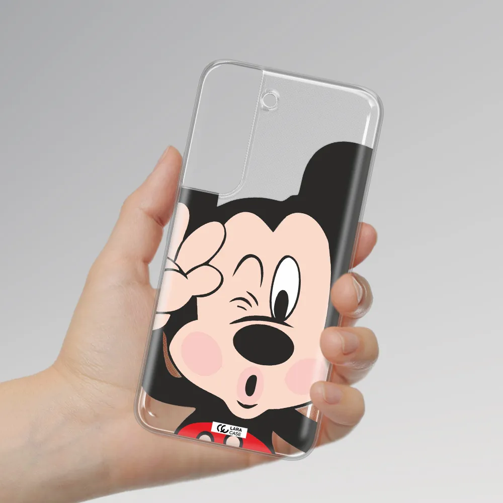 Mickey Mouse Samsung S 22 Plus Clear TPU Case