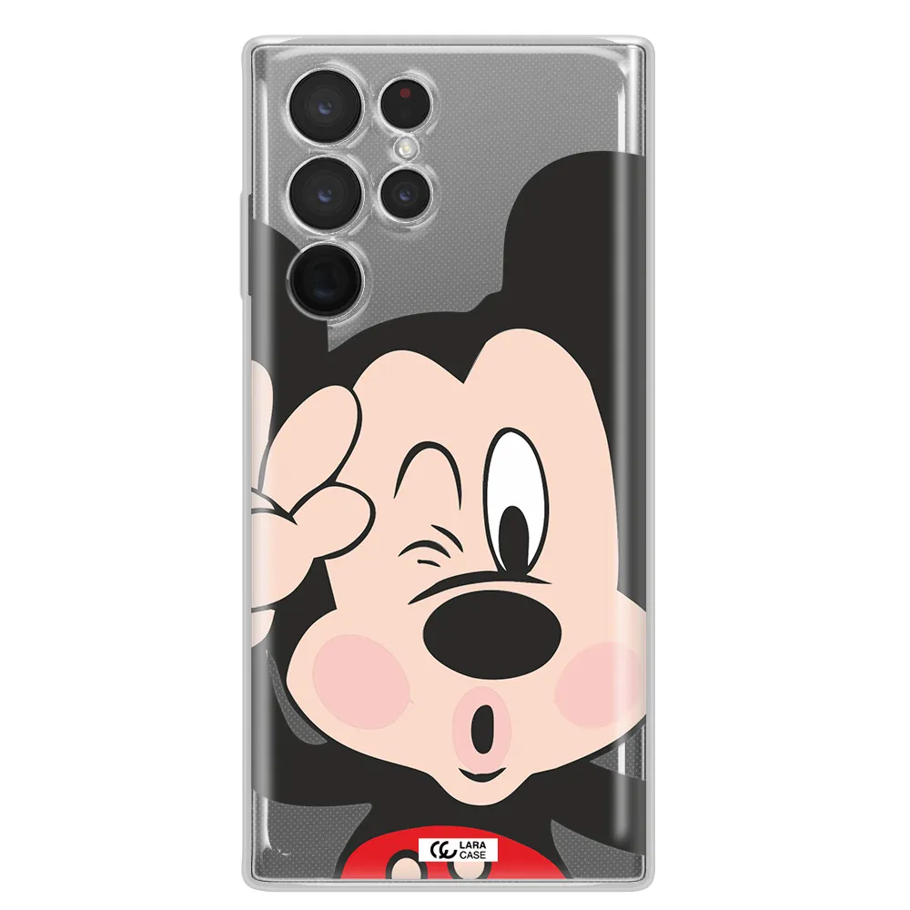 Mickey Mouse Samsung S 22 Ultra Clear TPU Case