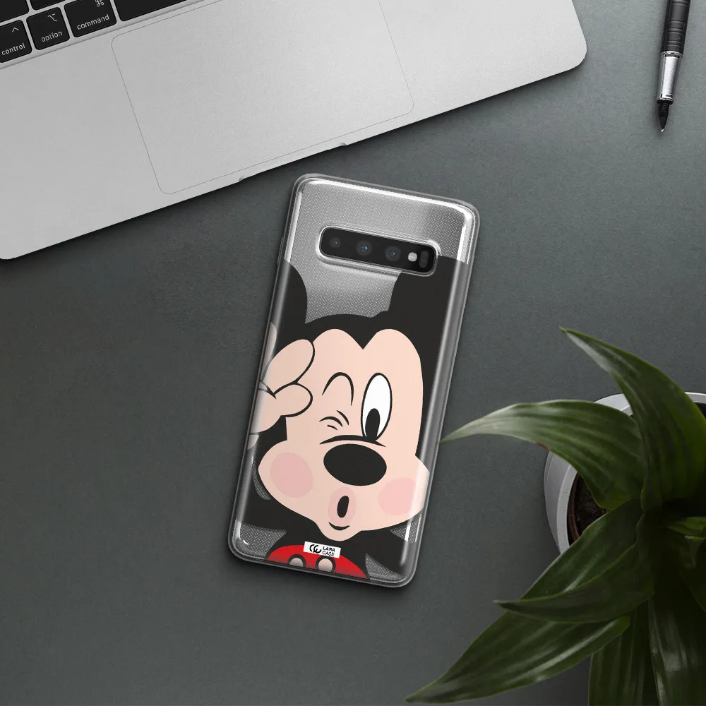 Mickey Mouse Samsung S10 Plus Clear TPU Case