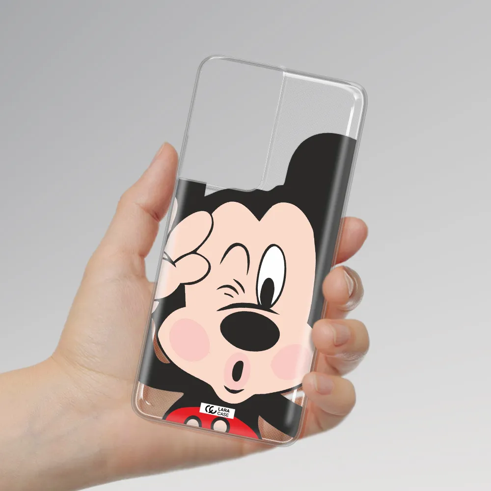 Mickey Mouse Samsung S21 Ultra Clear TPU Case