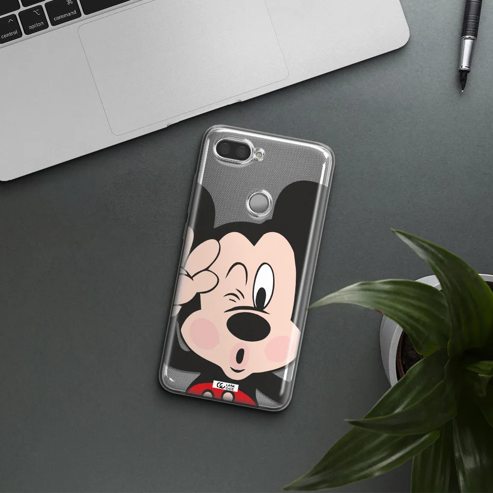 Mickey Mouse Xiaomi Mi 8 Lite Clear TPU Case