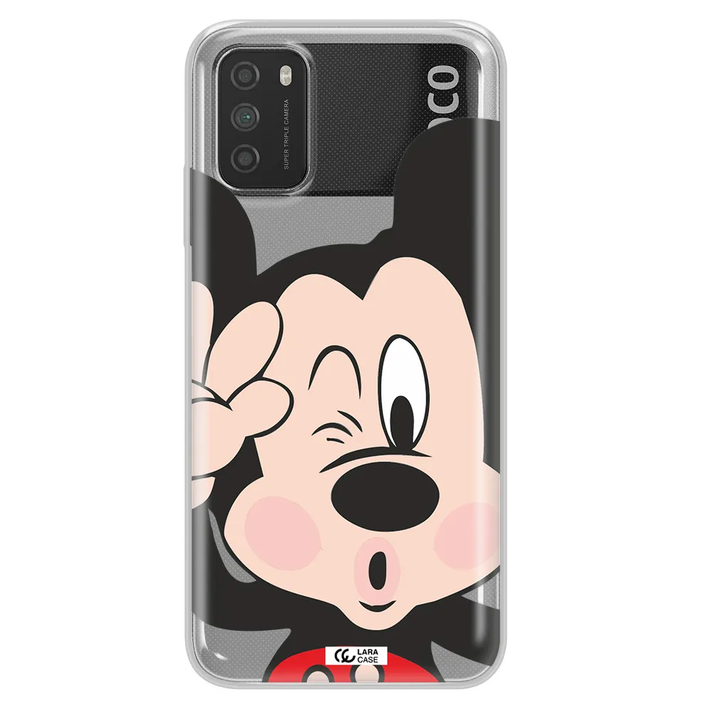 Mickey Mouse Xiaomi Poco M3 Clear TPU Case