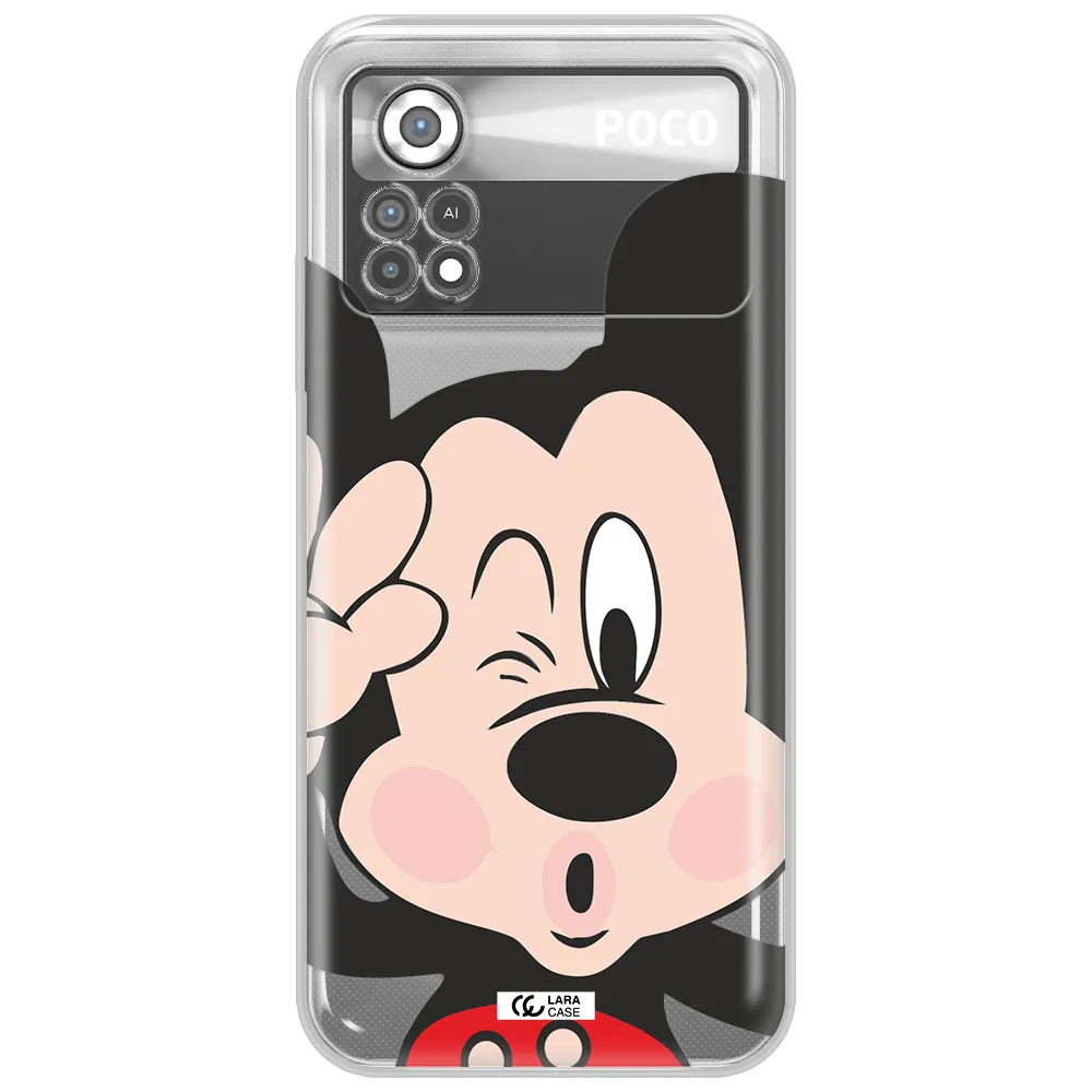 Mickey Mouse Xiaomi Poco X4 Pro Clear TPU Case