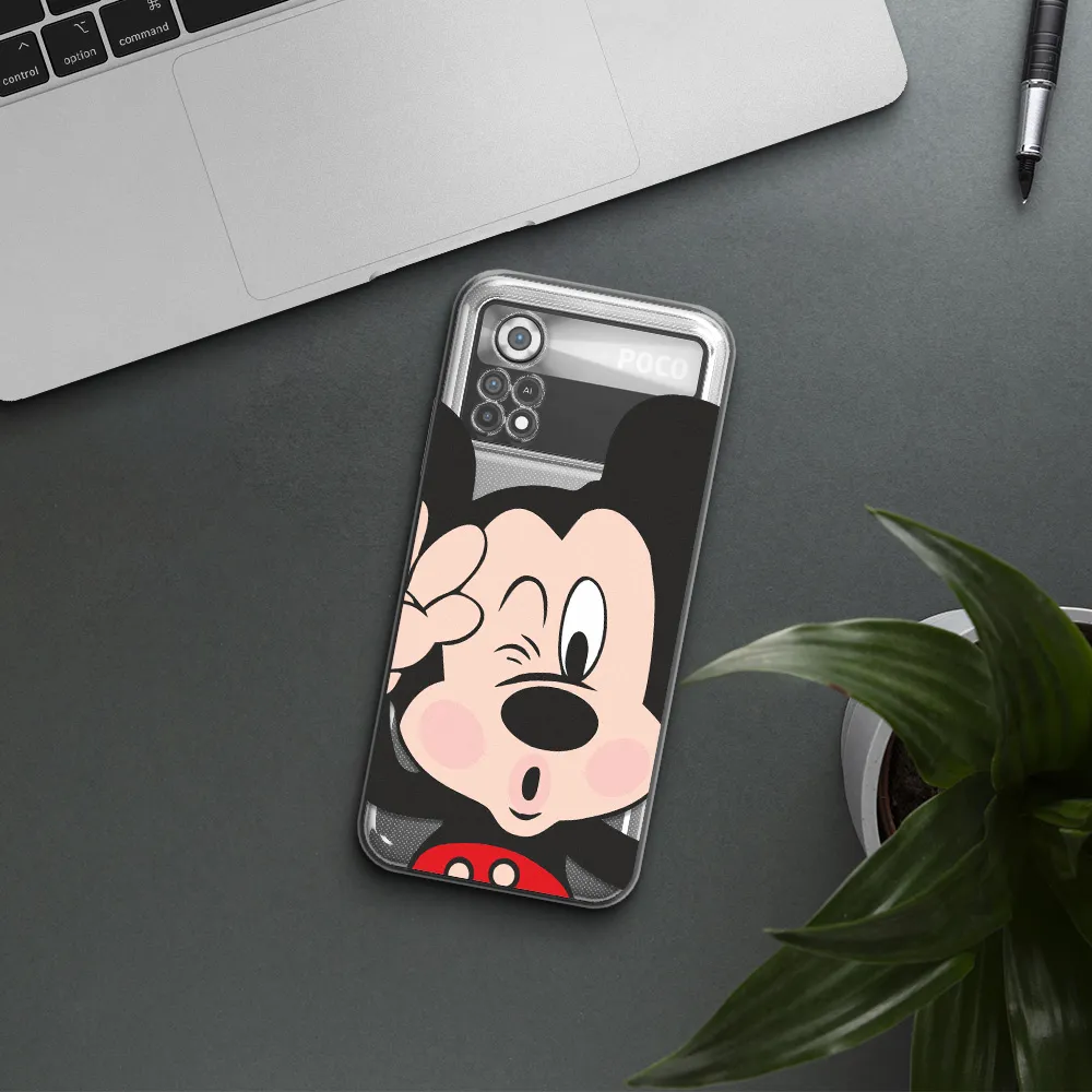 Mickey Mouse Xiaomi Poco X4 Pro Clear TPU Case