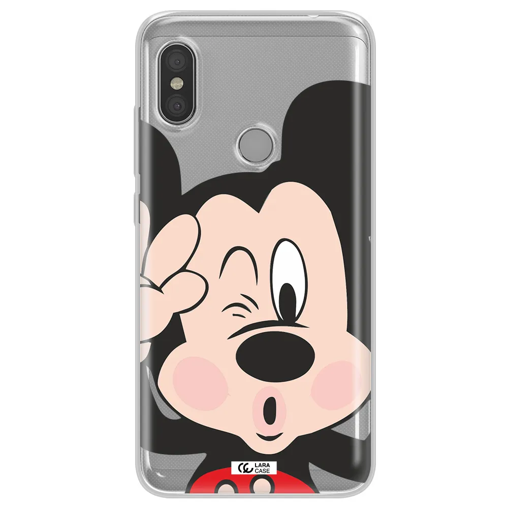 Mickey Mouse Xiaomi Redmi Note 6 Pro Clear TPU Case