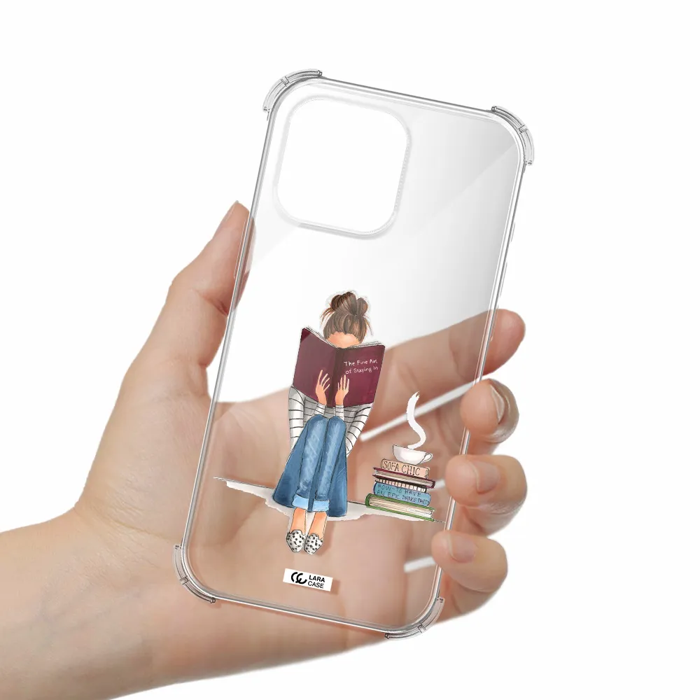 Reading Hobby Girl Apple Iphone 16 Pro Max Clear Pc Case