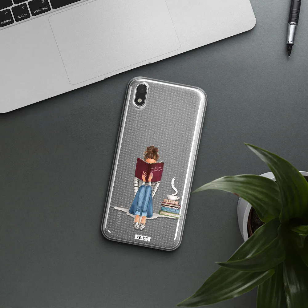 Reading Hobby Girl Huawei Honor 8S Clear TPU Case