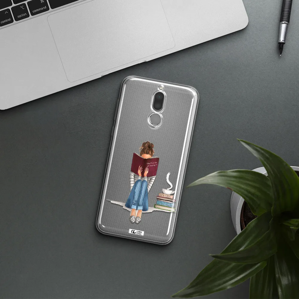 Reading Hobby Girl Huawei Mate 10 Lite Clear TPU Case