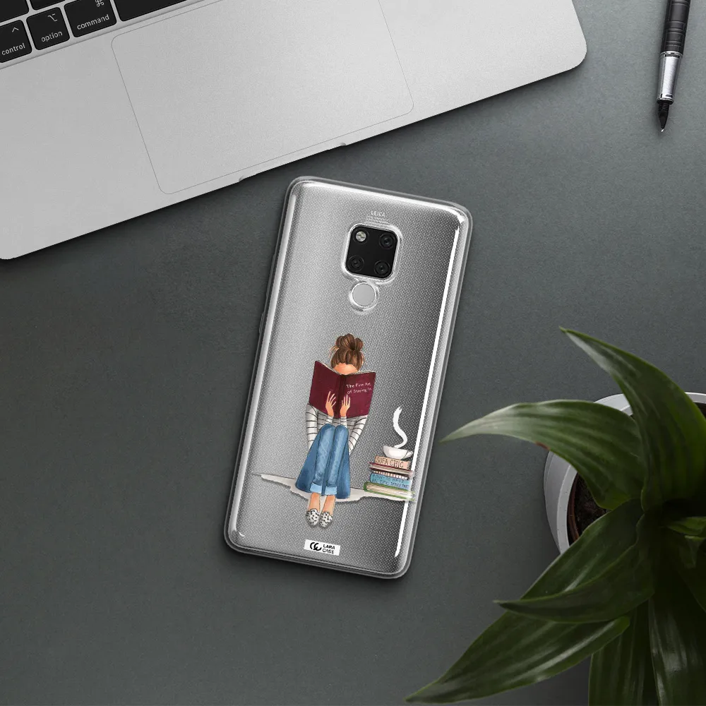 Reading Hobby Girl Huawei Mate 20X Clear TPU Case