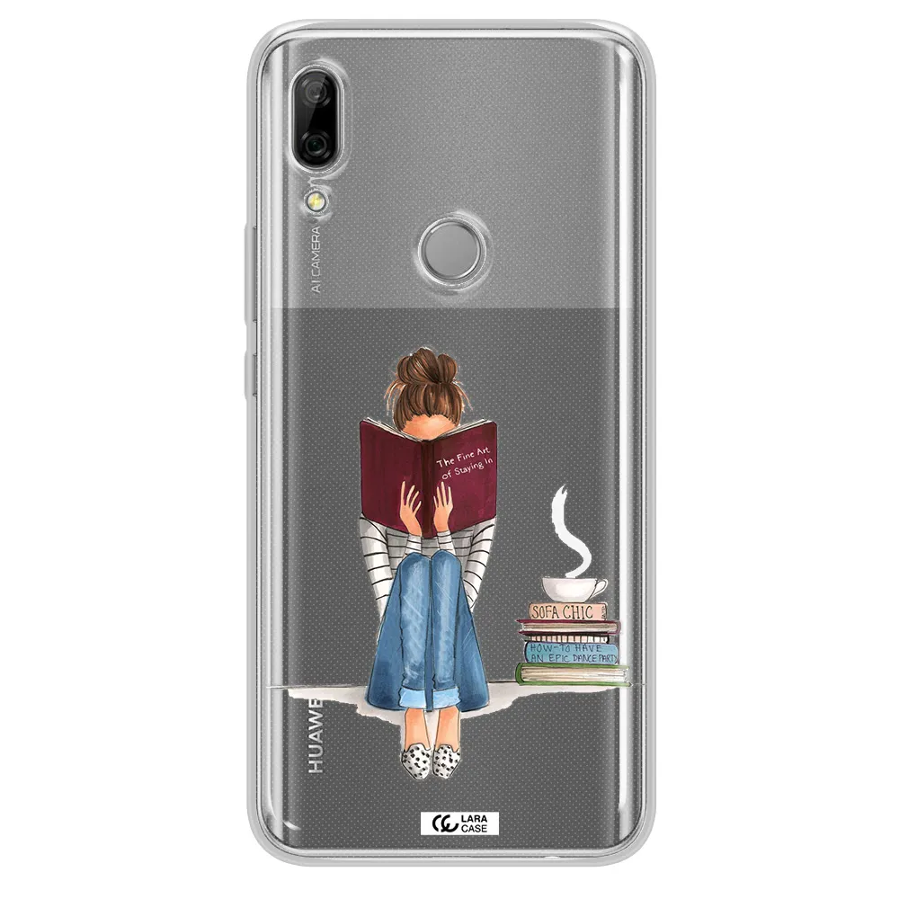 Reading Hobby Girl Huawei P Smart Z Clear TPU Case