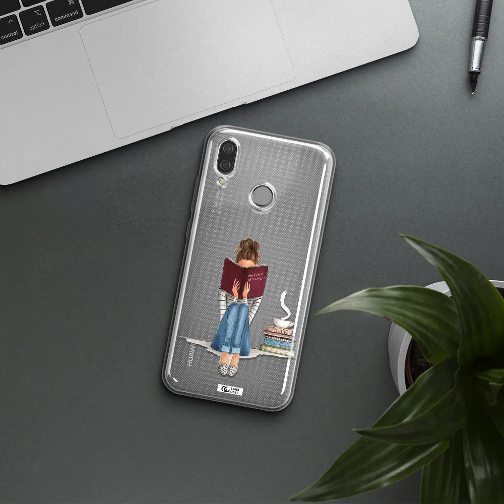 Reading Hobby Girl Huawei P20 Lite Clear TPU Case