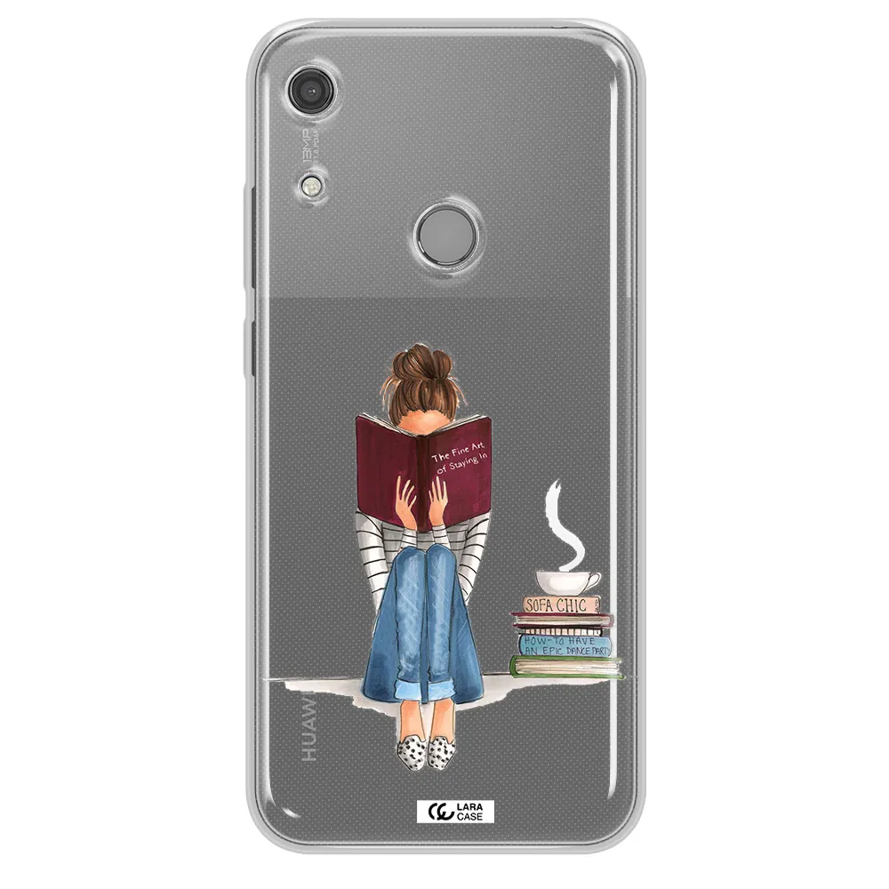 Reading Hobby Girl Huawei Y6S Clear TPU Case