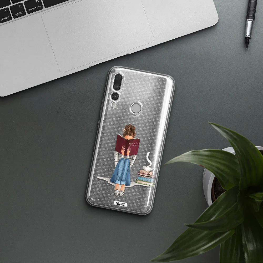 Reading Hobby Girl Huawei Y9 Prime 2019 Clear TPU Case