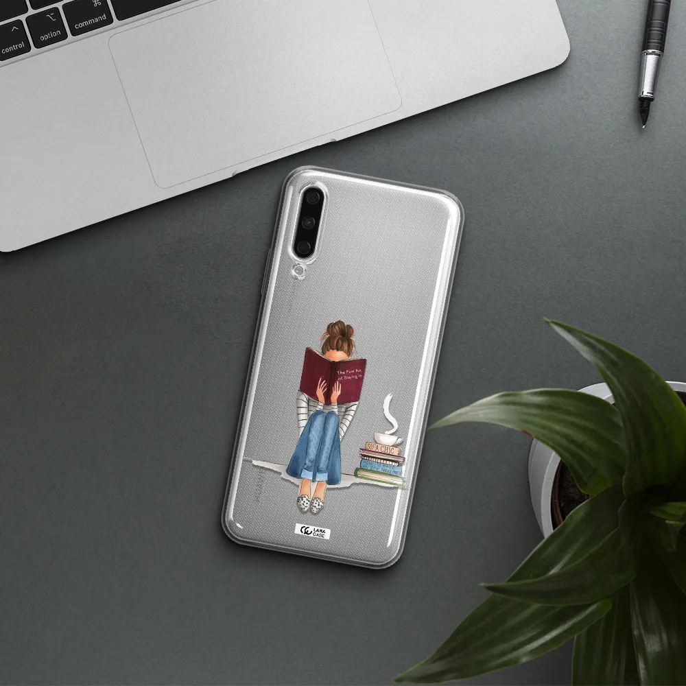 Reading Hobby Girl Huawei Y9S Clear Tpu Case