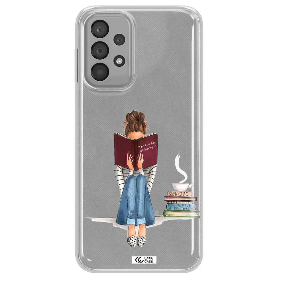 Reading Hobby Girl Samsung A23 Clear TPU Case