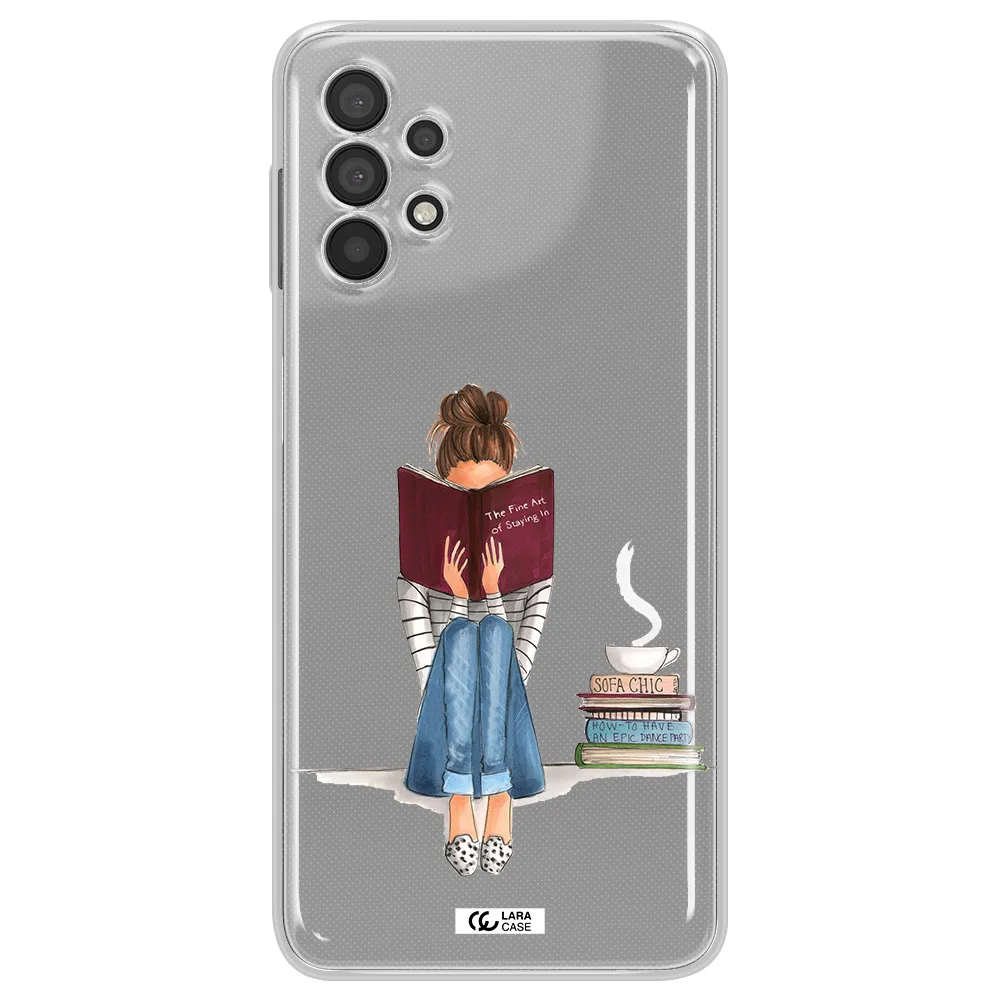 Reading Hobby Girl Samsung A32 Clear TPU Case