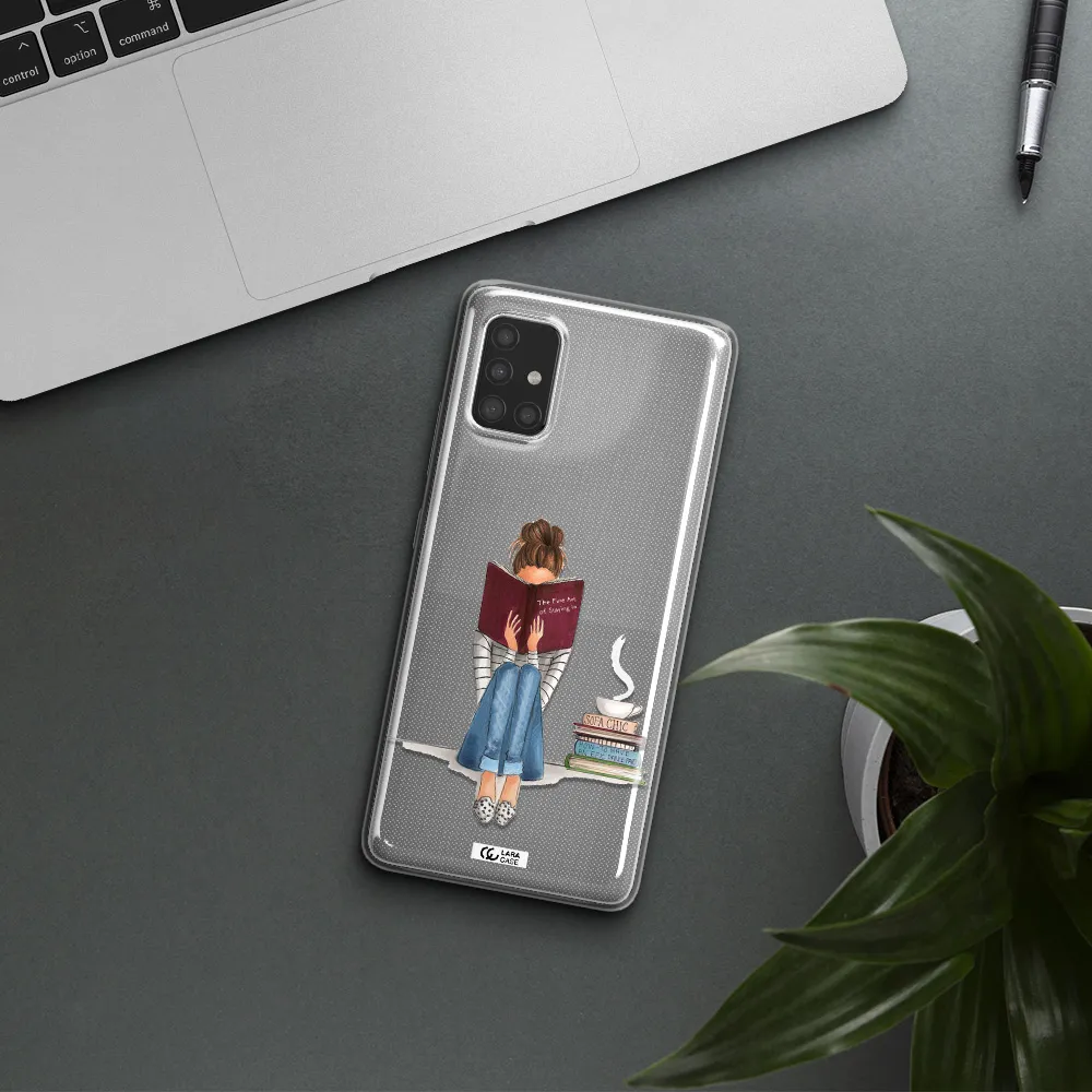 Reading Hobby Girl Samsung A51 Clear TPU Case