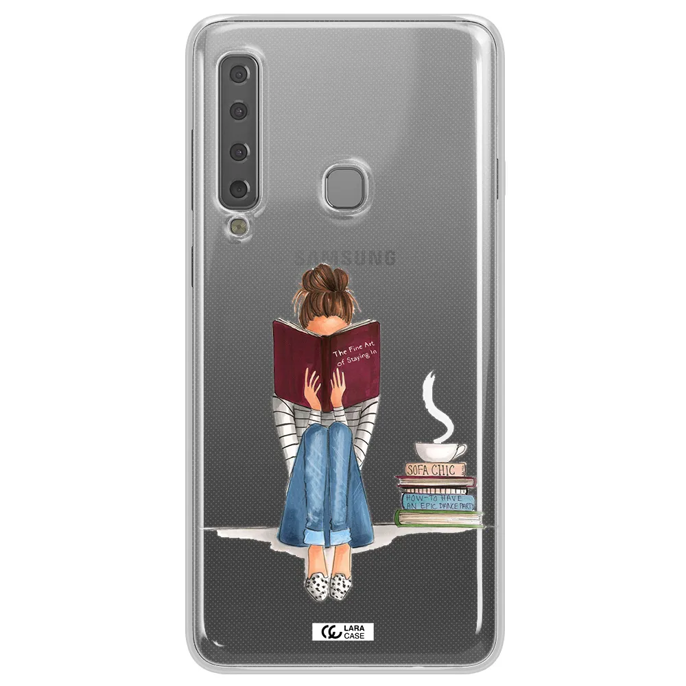 Reading Hobby Girl Samsung A9 2018 Clear TPU Case