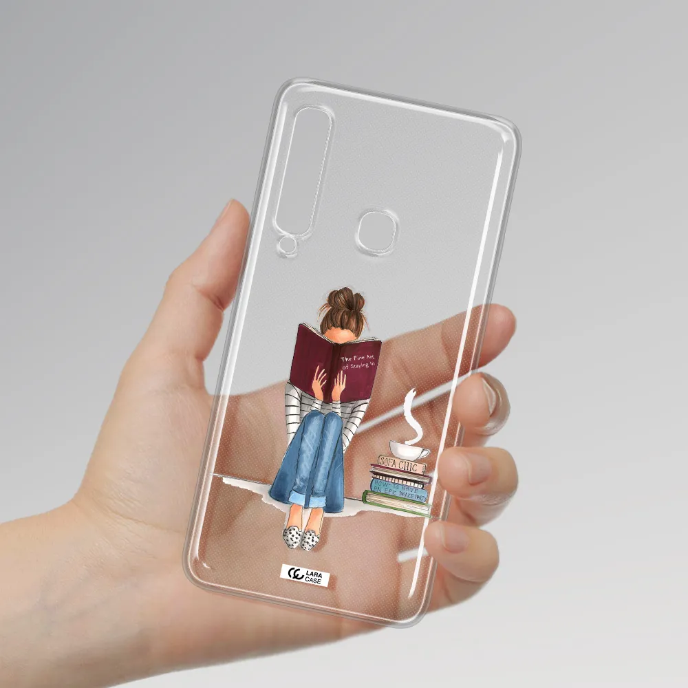 Reading Hobby Girl Samsung A9 2018 Clear TPU Case