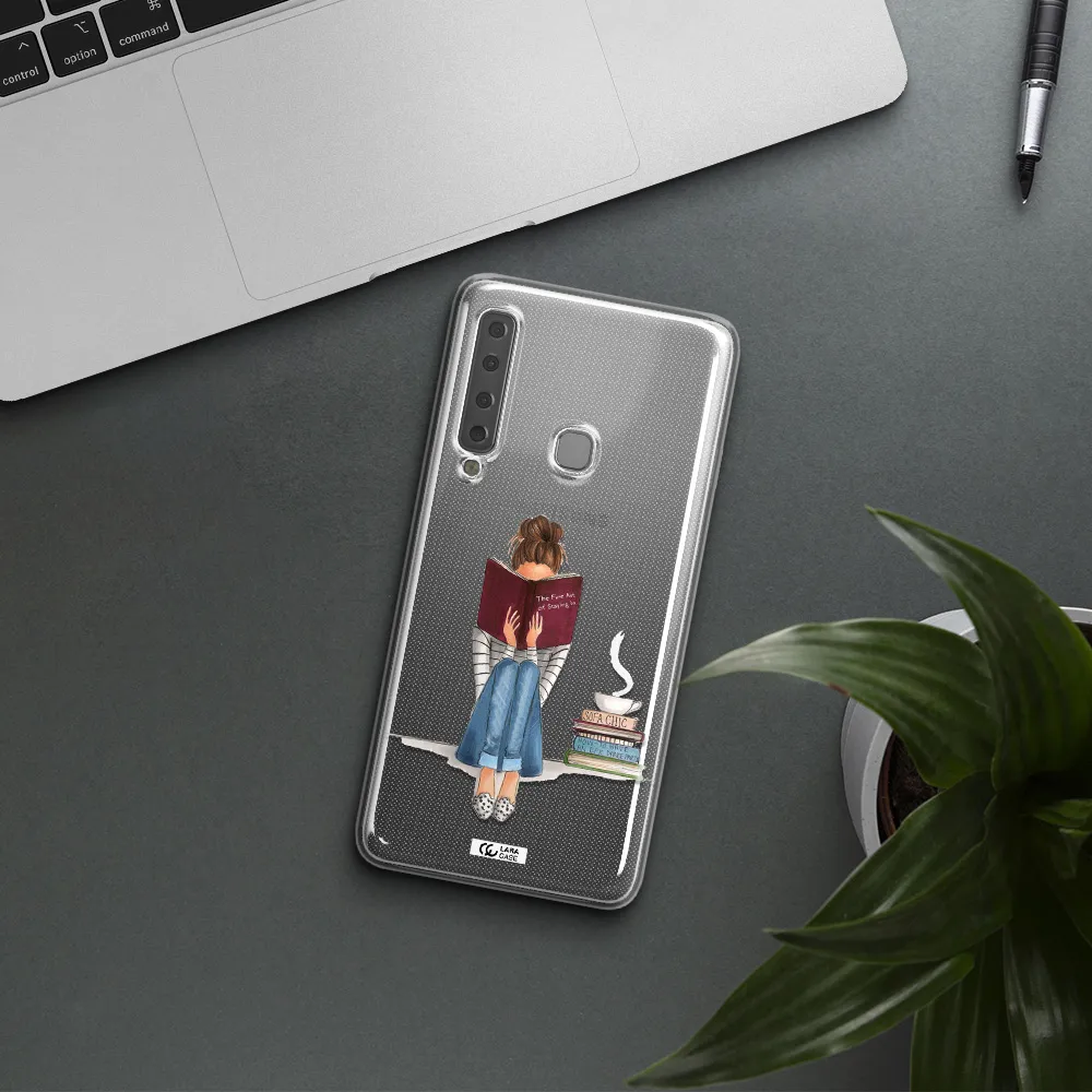 Reading Hobby Girl Samsung A9 2018 Clear TPU Case