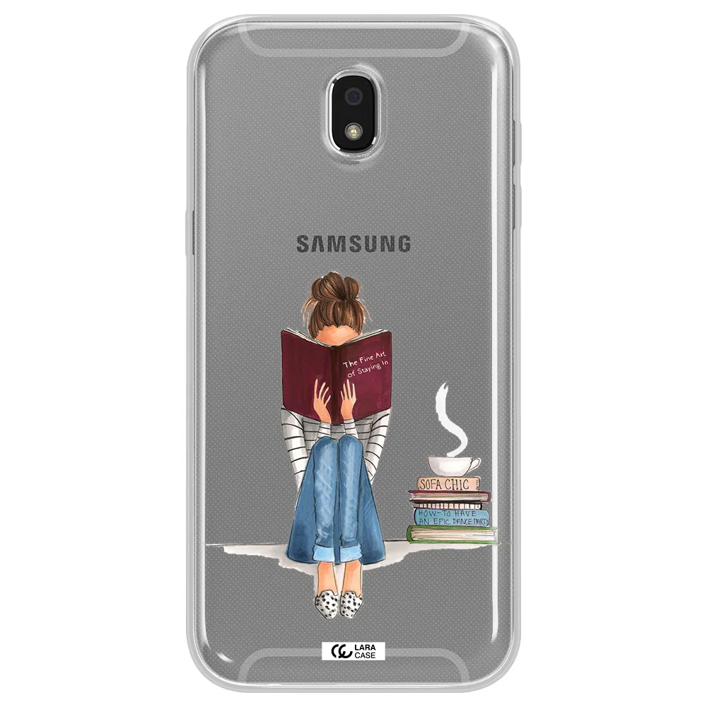 Reading Hobby Girl Samsung J5 2017 Clear TPU Case
