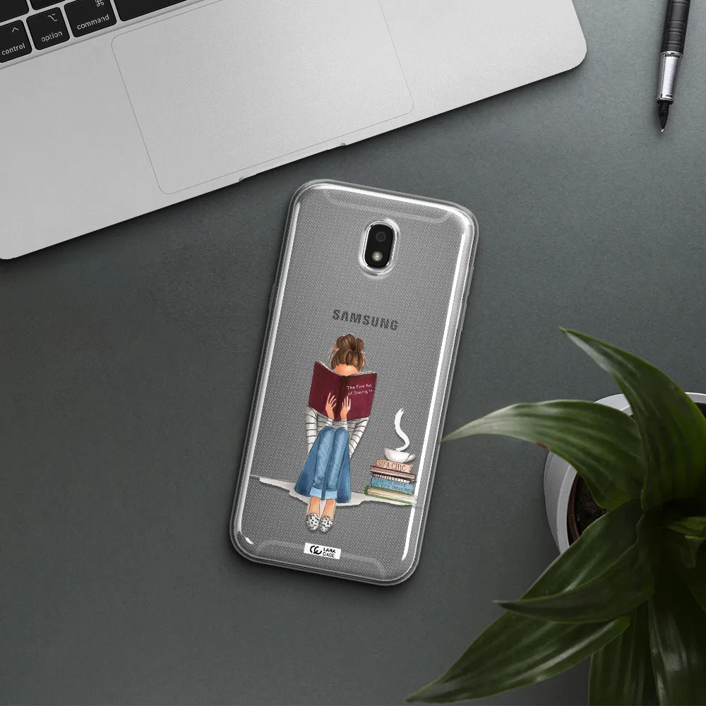 Reading Hobby Girl Samsung J5 2017 Clear TPU Case