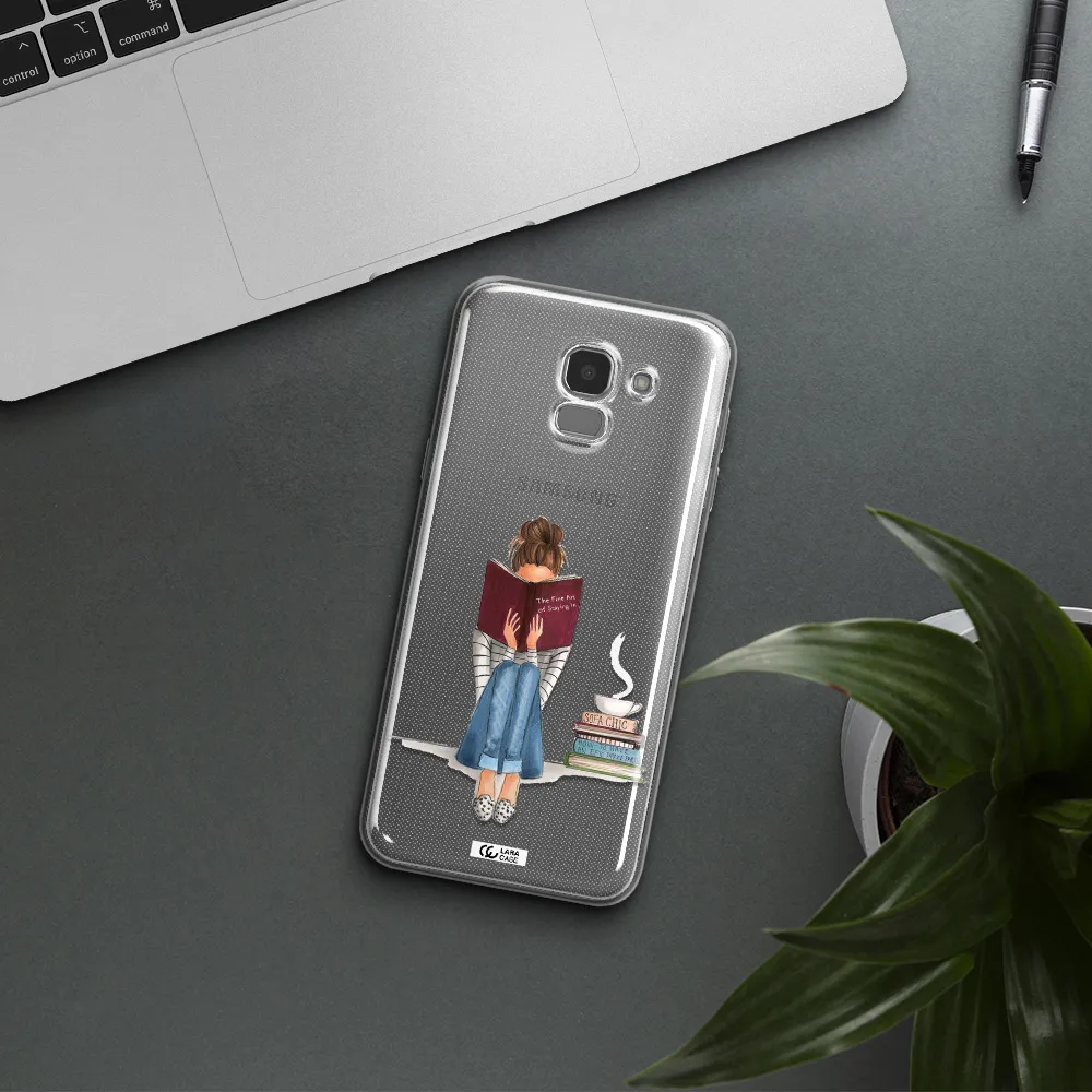 Reading Hobby Girl Samsung J6 Clear TPU Case