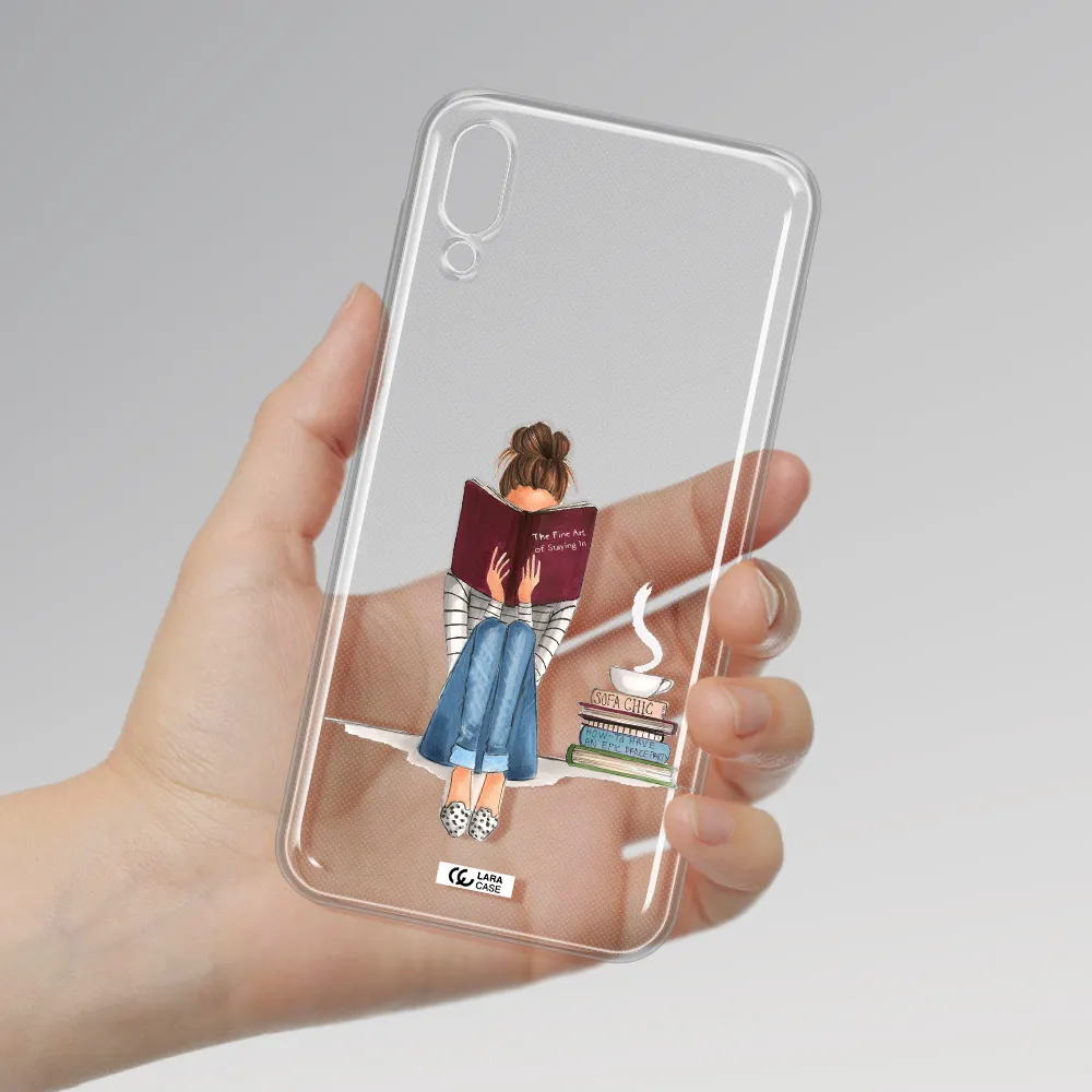 Reading Hobby Girl Samsung M10 Clear TPU Case