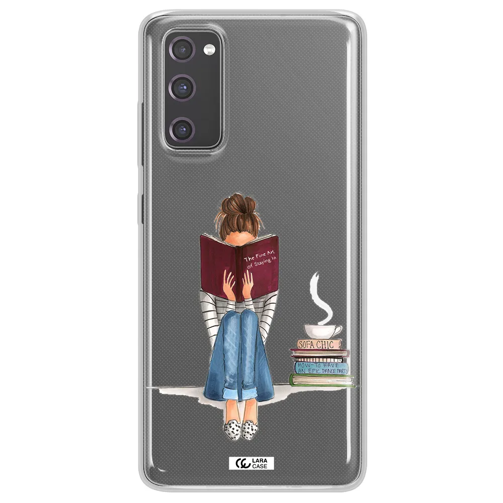 Reading Hobby Girl Samsung S20 Fe Clear TPU Case