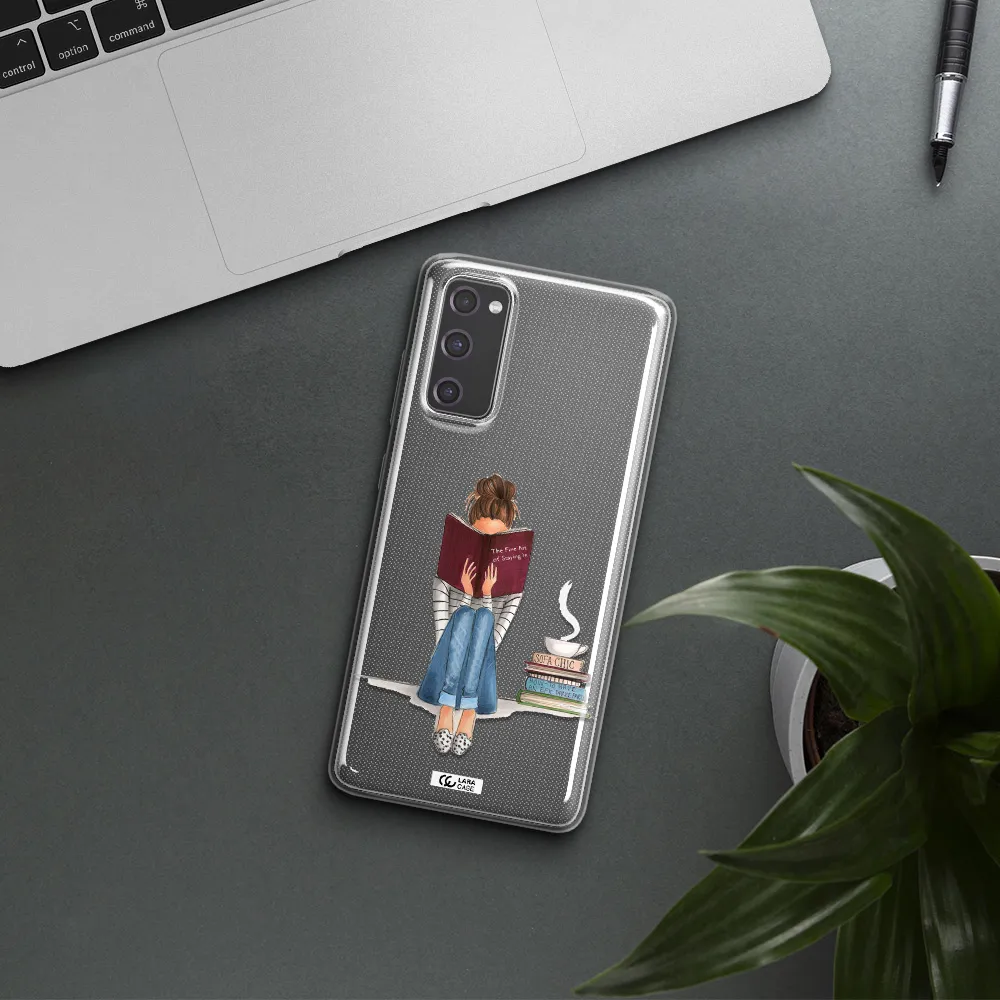 Reading Hobby Girl Samsung S20 Fe Clear TPU Case