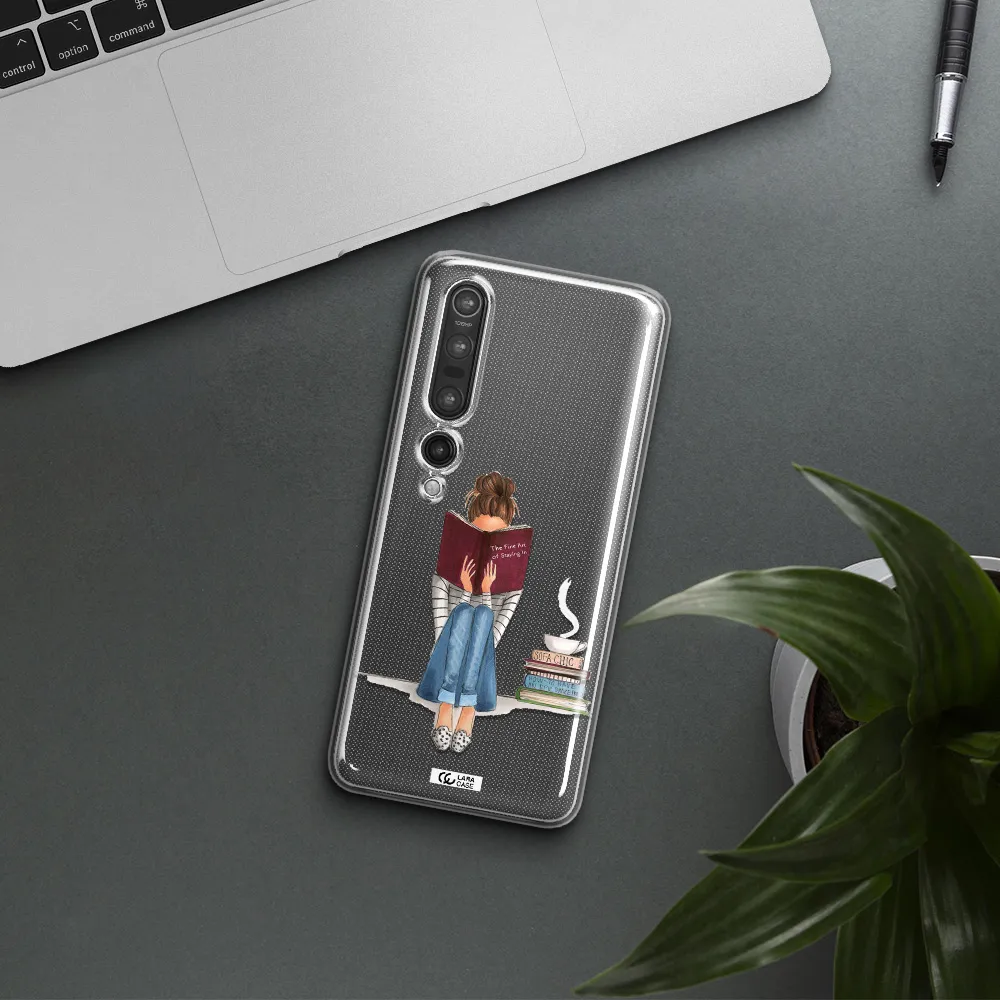 Reading Hobby Girl Xiaomi Mi 10 Pro Clear TPU Case