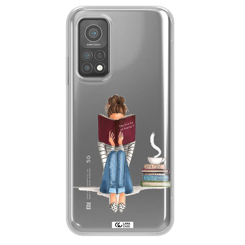 Reading Hobby Girl Xiaomi Mi 10 T Pro Clear TPU Case
