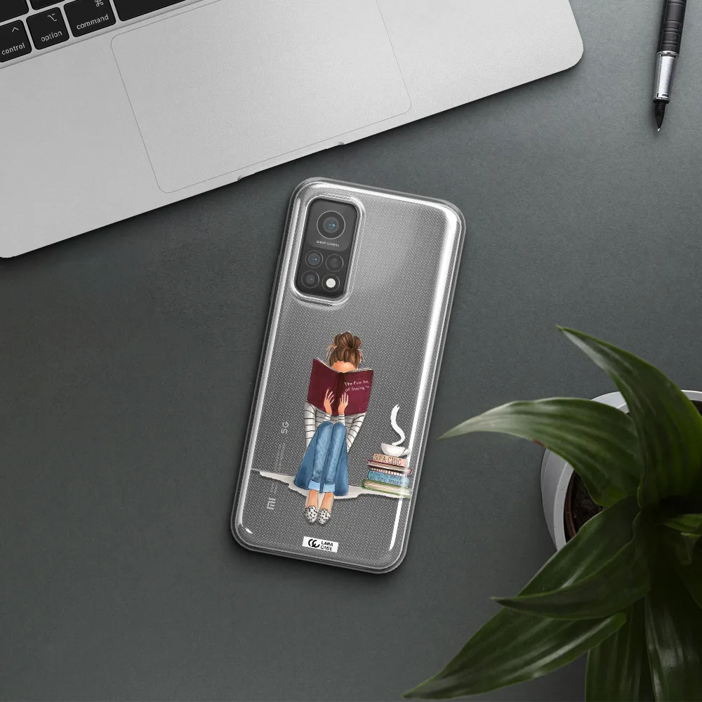 Reading Hobby Girl Xiaomi Mi 10 T Pro Clear TPU Case