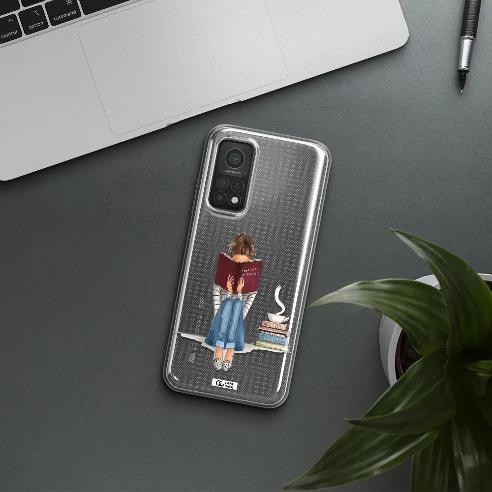 Reading Hobby Girl Xiaomi Mi 10T Clear TPU Case