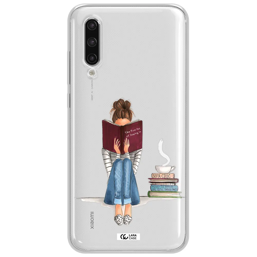 Reading Hobby Girl Xiaomi Mi 9 Lite Clear Tpu Case