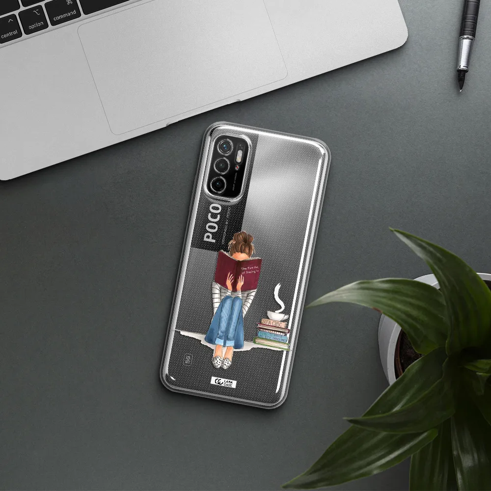 Reading Hobby Girl Xiaomi Poco M4 Pro 5G Clear Tpu Case