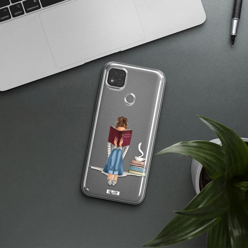 Reading Hobby Girl Xiaomi Redmi 9C Clear TPU Case