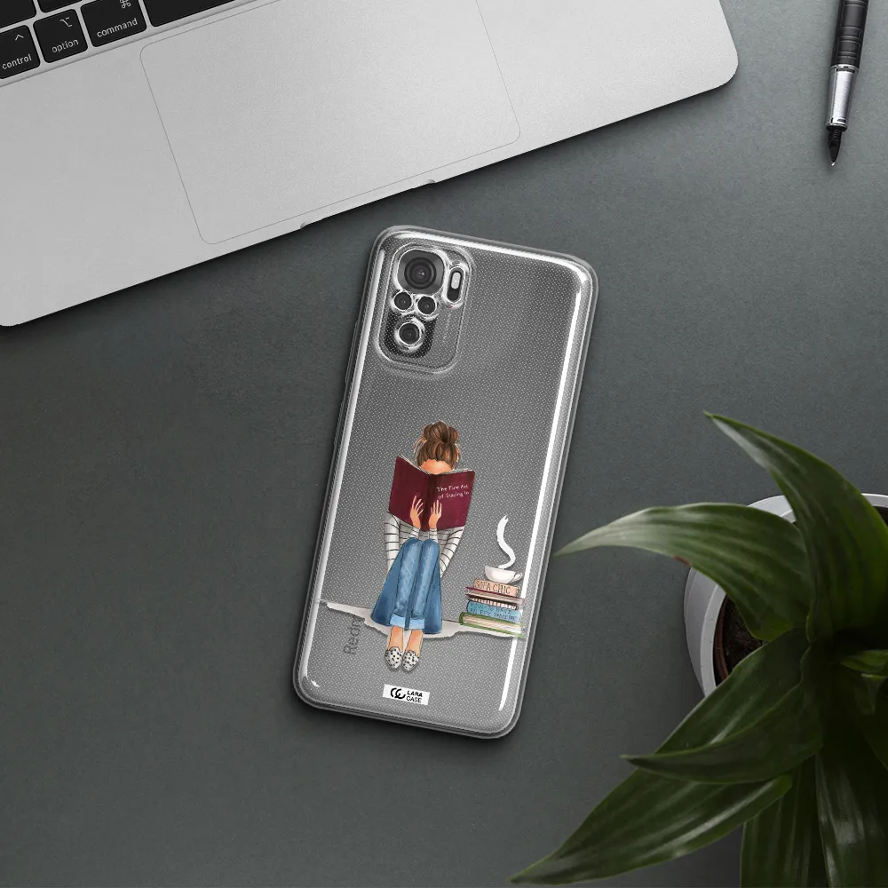 Reading Hobby Girl Xiaomi Redmi Note 10S Clear Tpu Case