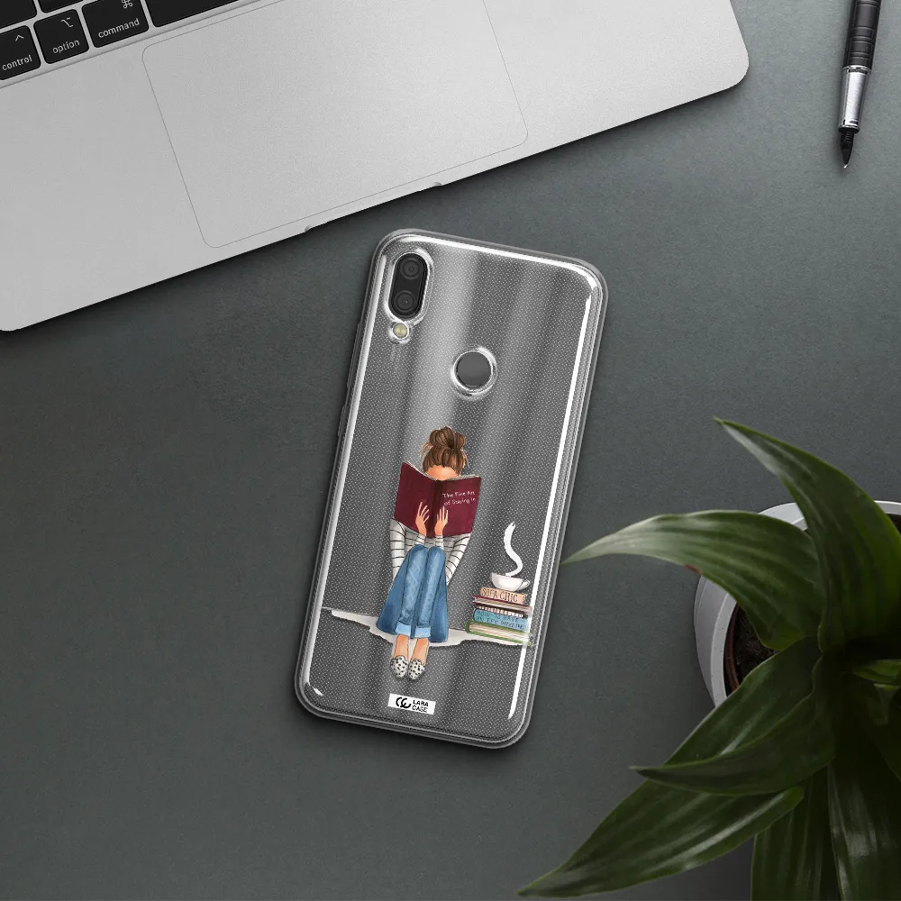 Reading Hobby Girl Xiaomi Redmi Note 7 Clear TPU Case