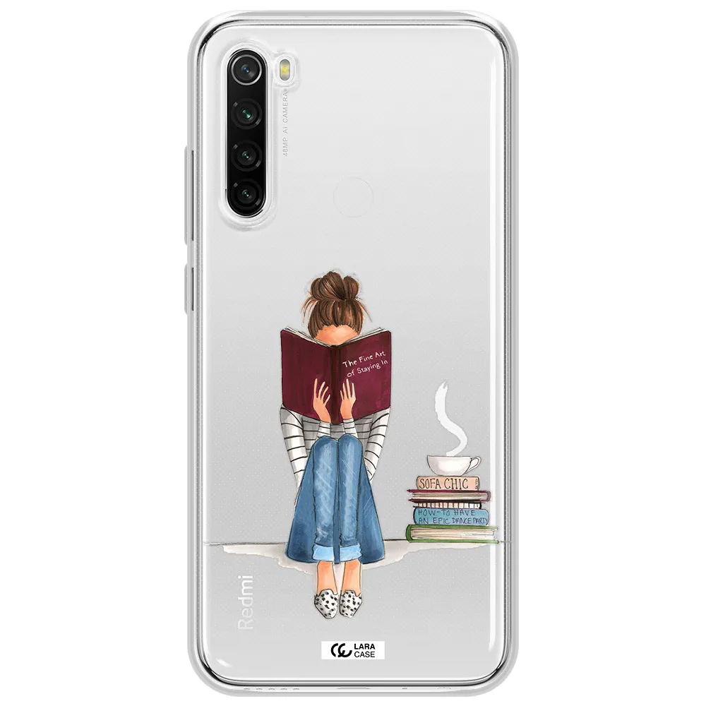 Reading Hobby Girl Xiaomi Redmi Note 8T Clear Tpu Case