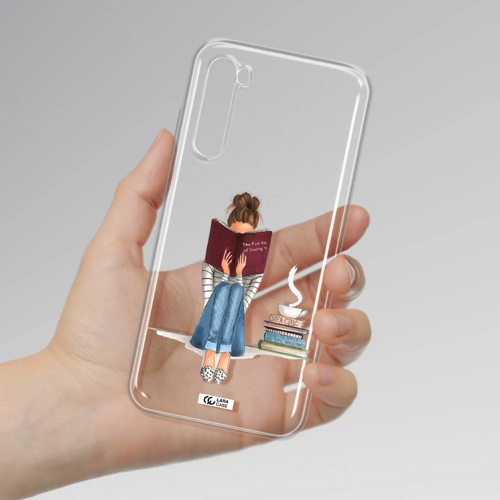 Reading Hobby Girl Xiaomi Redmi Note 8T Clear Tpu Case