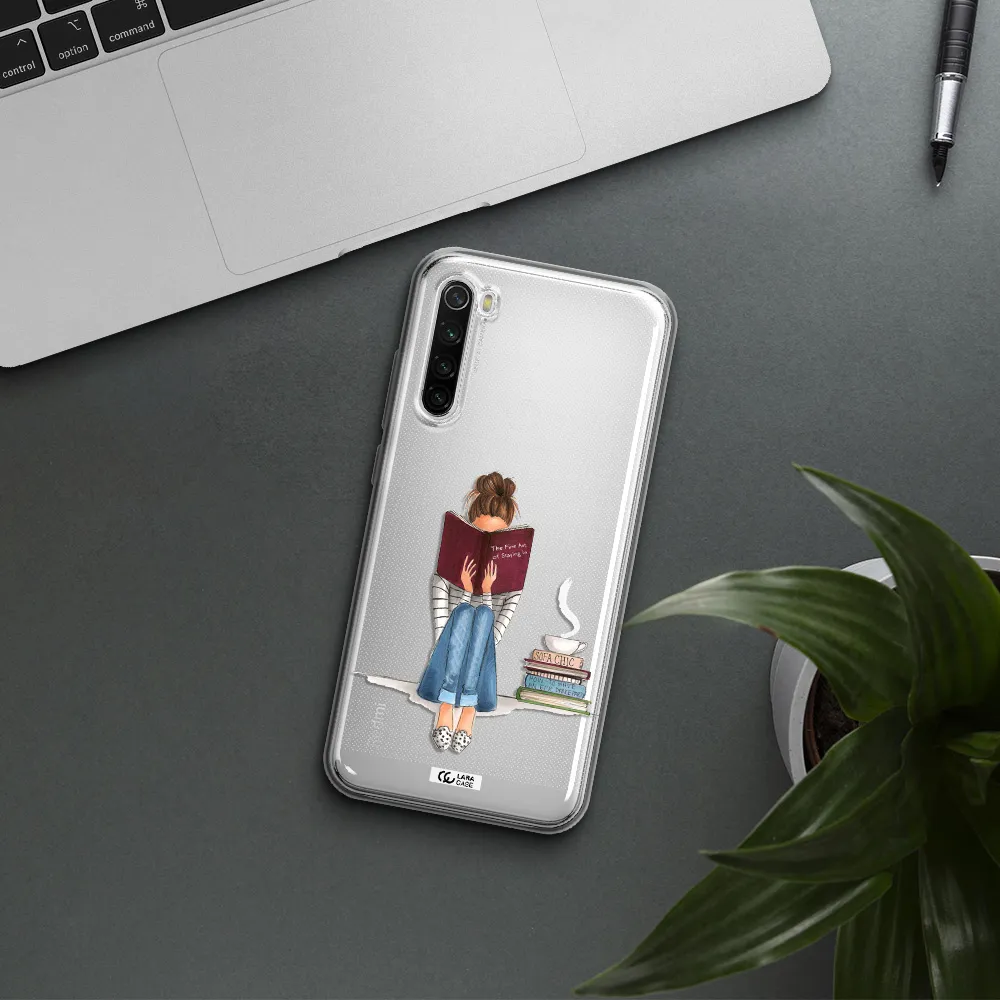Reading Hobby Girl Xiaomi Redmi Note 8T Clear Tpu Case