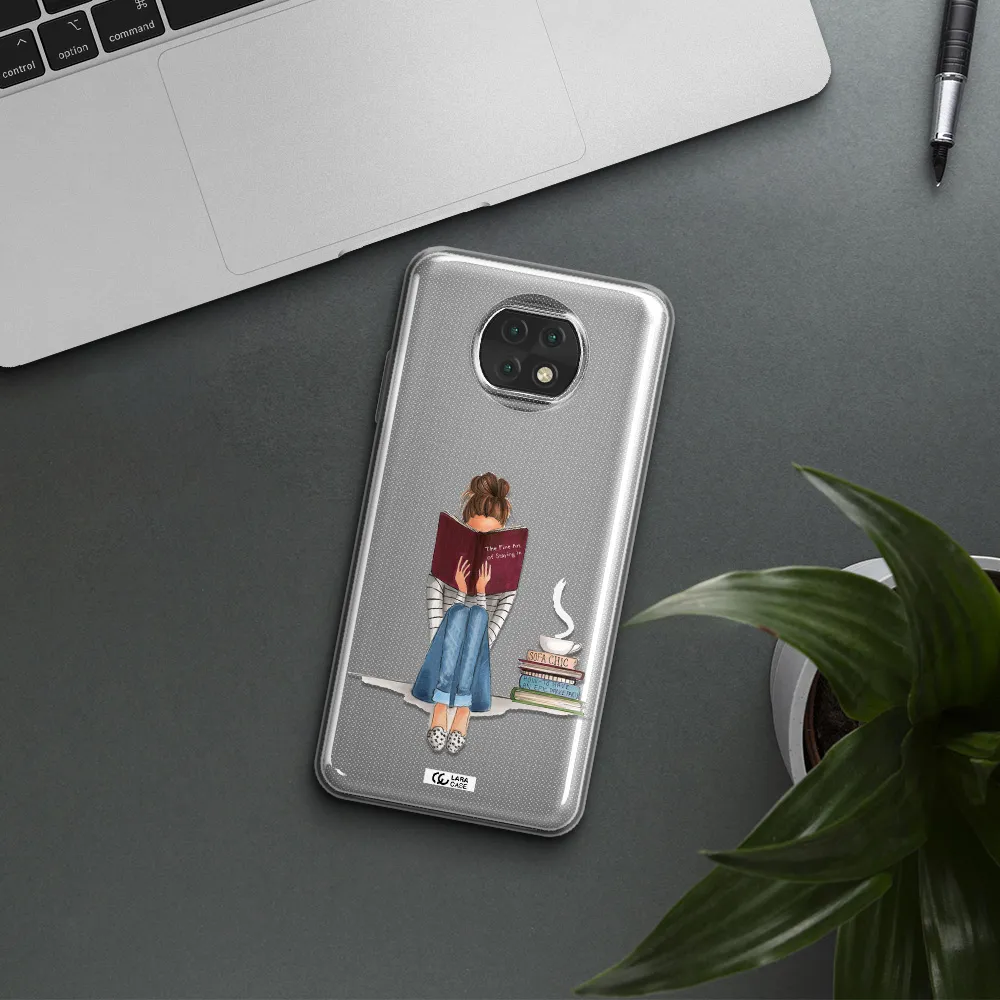 Reading Hobby Girl Xiaomi Redmi Note 9T Clear Tpu Case