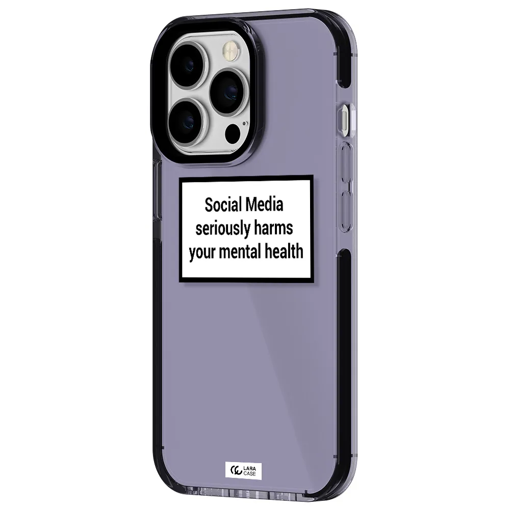 Social Media Harms Apple iPhone 13 Pro impact Lilac Case