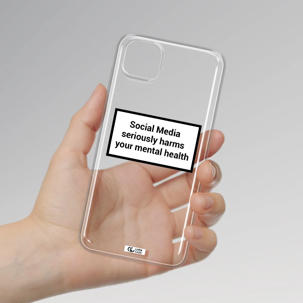 Social Media Harms Huawei Honor 9S Clear TPU Case