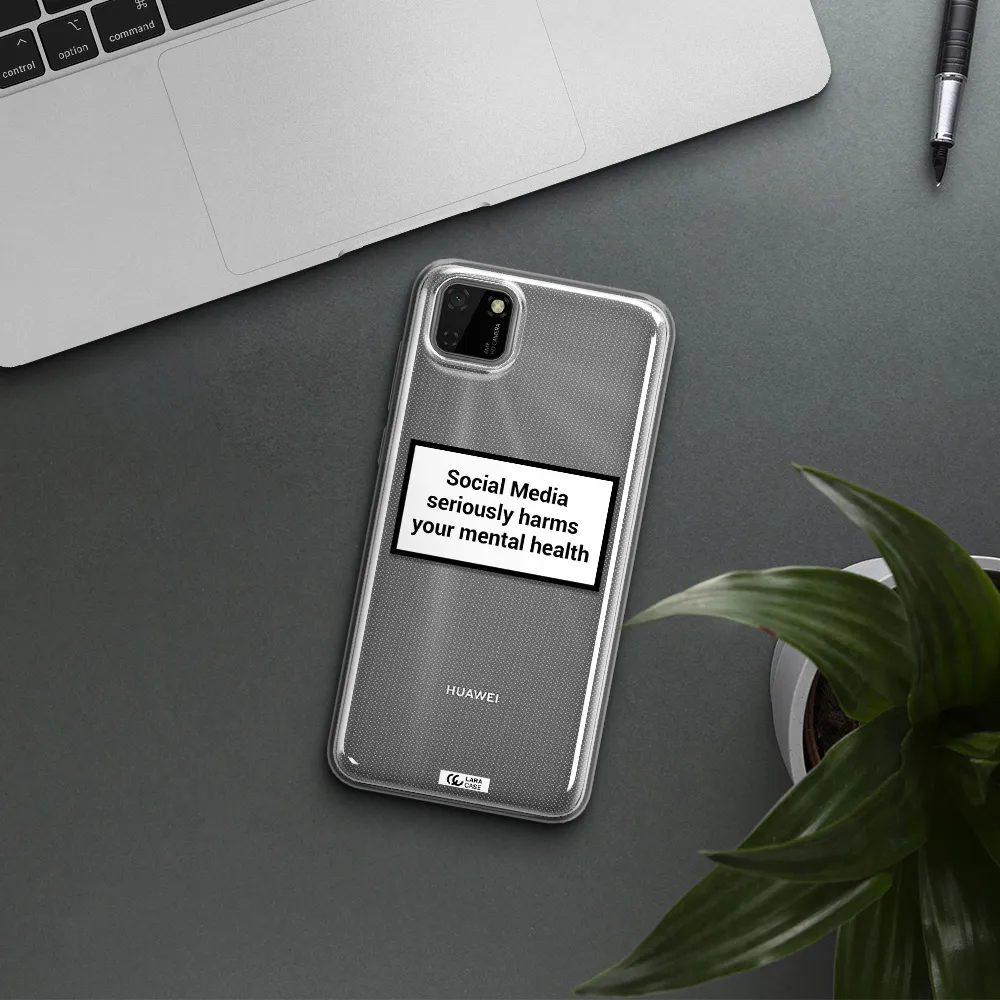 Social Media Harms Huawei Honor 9S Clear TPU Case